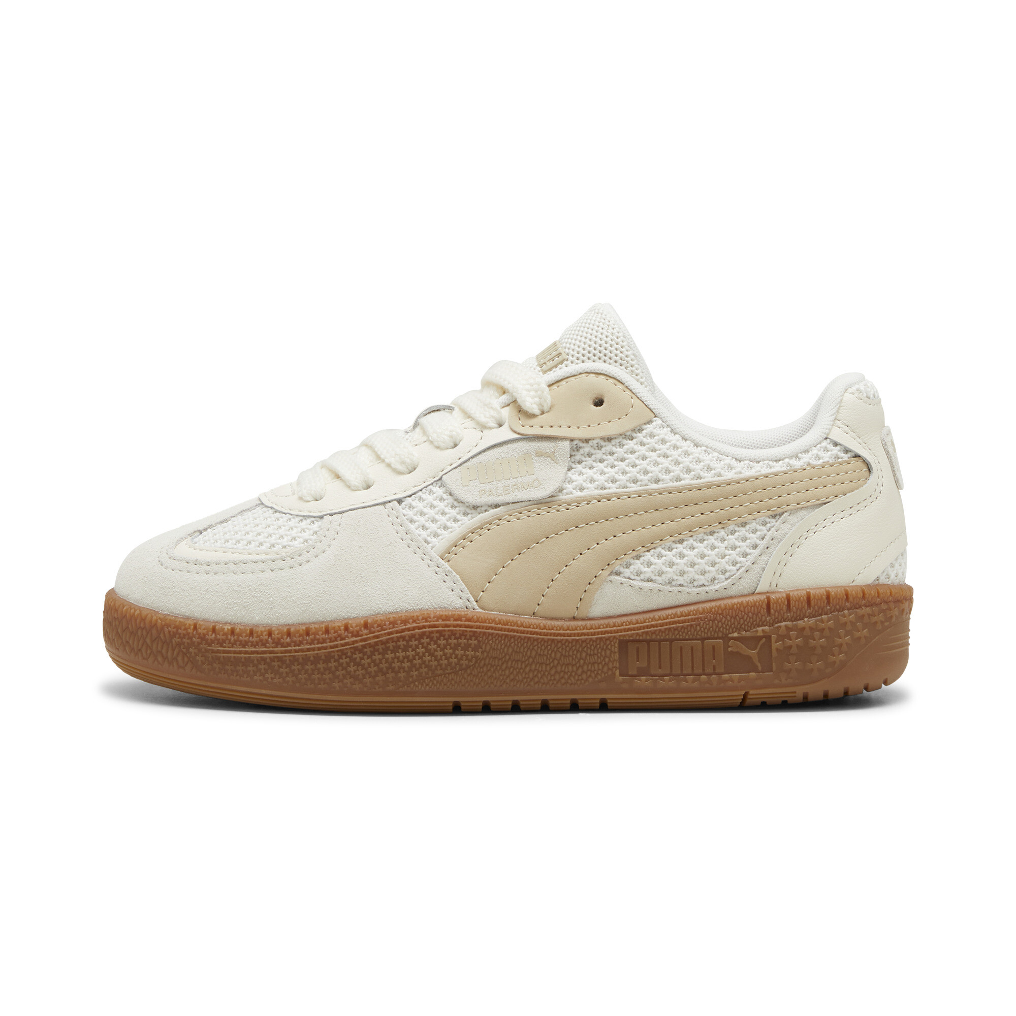 Thumbnail - Puma Palermo Moda Surreal Contour Sneakers Damen Schuhe | Mit Plain | Warm White/Gum | Größe: 36