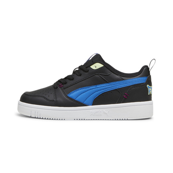 Puma black and blue shoes hot sale