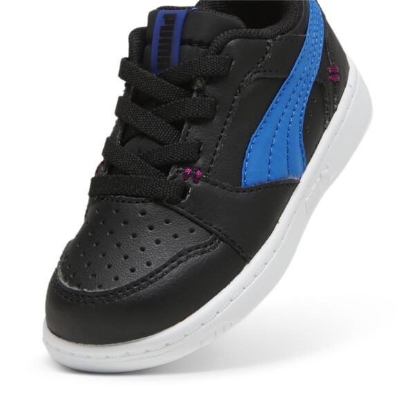 Rebound V6 Lo Mid 90s Sneakers Toddlers, PUMA Black-Hyperlink Blue-PUMA White, large-ZAF