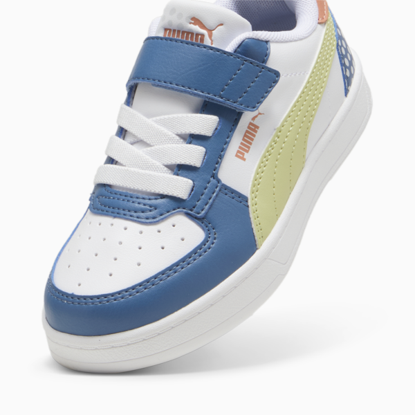 Caven 2.0 PUMA FC Sneakers Kids, Blue Horizon-Pistachio Green-PUMA White, large-ZAF