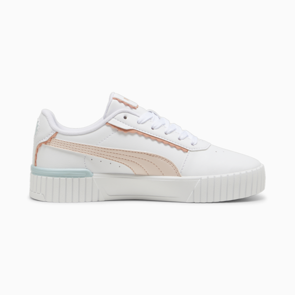 Carina 2.0 Off Side Sneakers Youth, PUMA White-Island Pink-Frosted Dew, large-ZAF