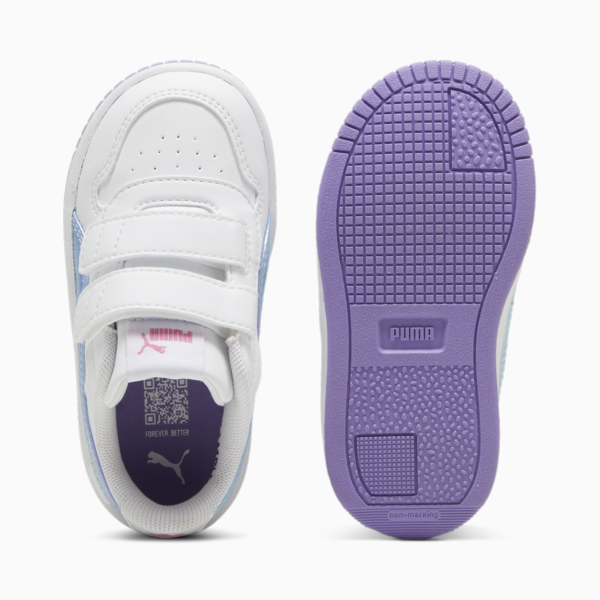 Tenis Carina Street Bouncy Sky V para infantes, PUMA White-Lavender Alert, large-MEX