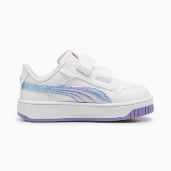 Tenis Carina Street Bouncy Sky V para infantes, PUMA White-Lavender Alert, large-MEX