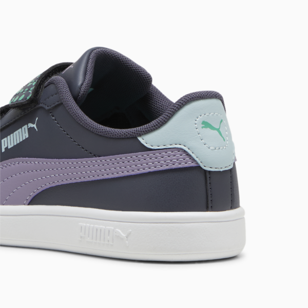 Smash 3.0 FC V Sneakers Kids, Galactic Gray-Pale Plum-PUMA White, large-ZAF