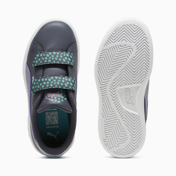 Smash 3.0 FC V Sneakers Kids, Galactic Gray-Pale Plum-PUMA White, large-ZAF