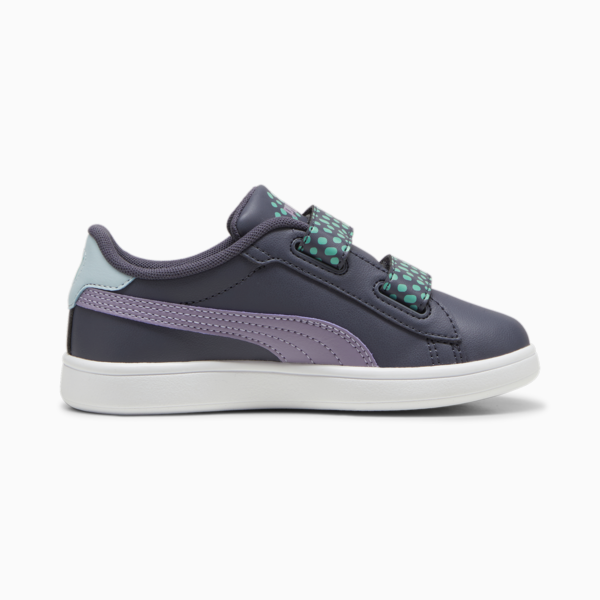 Smash 3.0 FC V Sneakers Kids, Galactic Gray-Pale Plum-PUMA White, large-ZAF