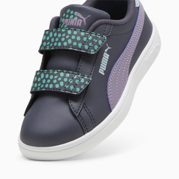 Smash 3.0 FC V Sneakers Kids, Galactic Gray-Pale Plum-PUMA White, large-ZAF