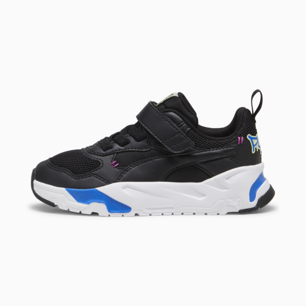 Trinity Mid 90s Sneakers Kids, PUMA Black-PUMA Black-Cool Cucumber-Hyperlink Blue, large-ZAF