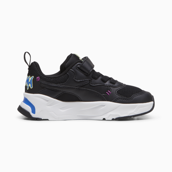 Trinity Mid 90s Sneakers Kids, PUMA Black-PUMA Black-Cool Cucumber-Hyperlink Blue, large-ZAF
