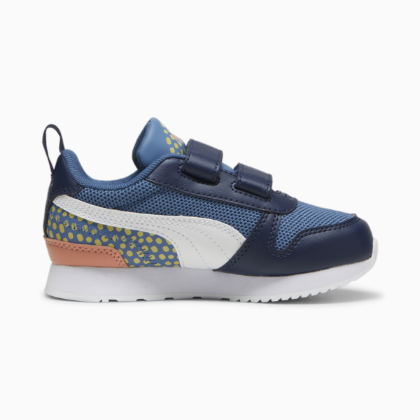 R78 PUMA FC Sneakers Kids, Blue Horizon-PUMA White-Club Navy, large-ZAF
