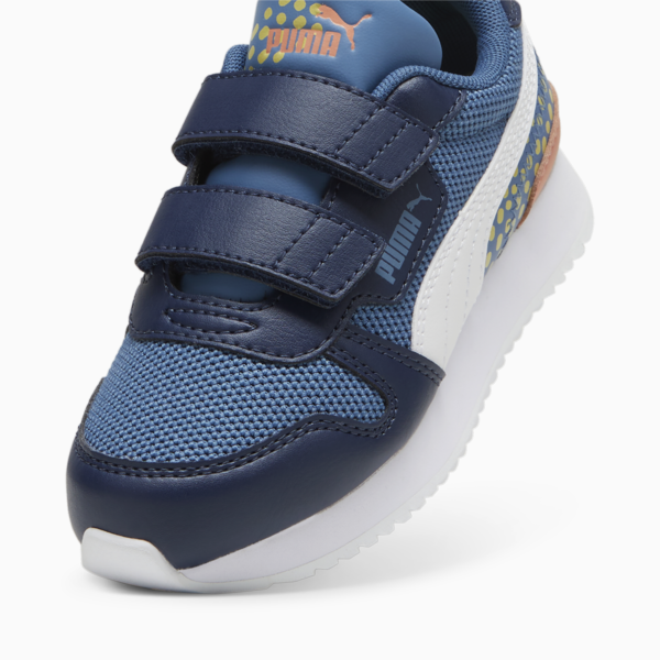 R78 PUMA FC Sneakers Kids, Blue Horizon-PUMA White-Club Navy, large-ZAF