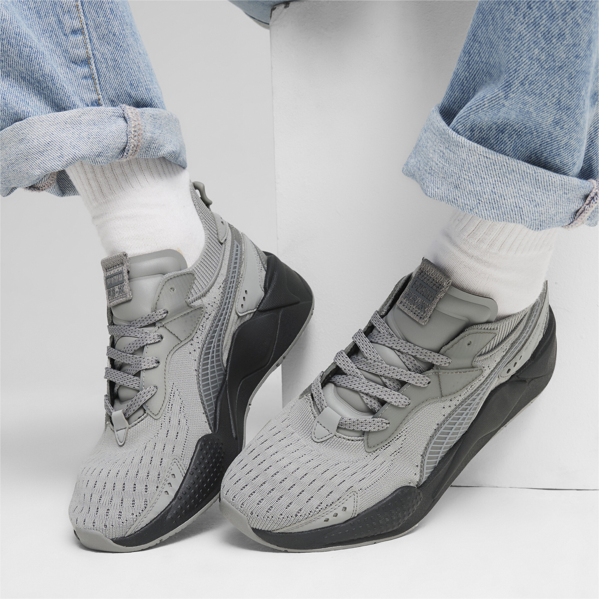 Puma RS-XK REMIX Sneakers, Gray, Size 37.5, Shoes