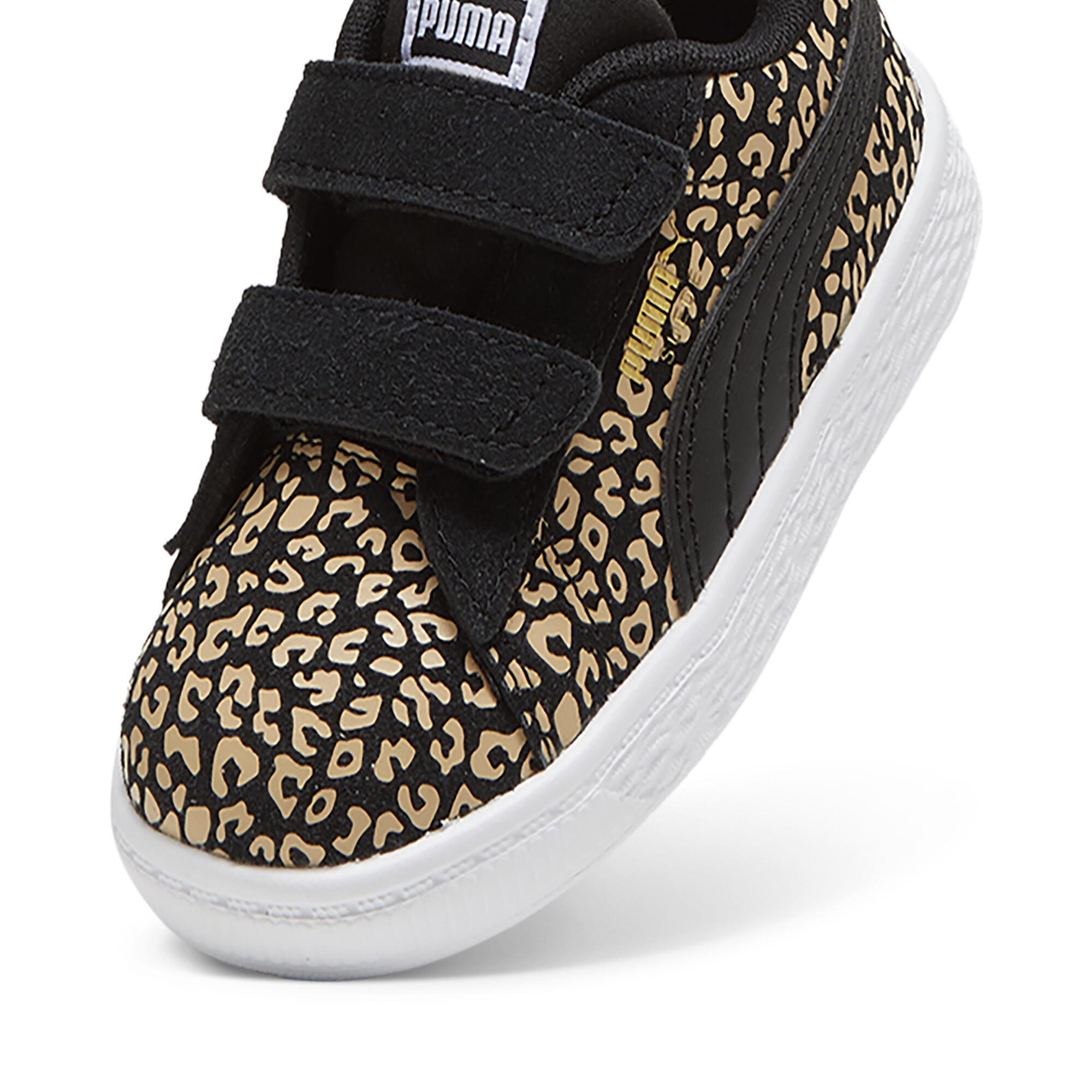 Women's Puma Suede Classic LF Cheetah Sneakers Toddler, Black, Size 25, Shoes