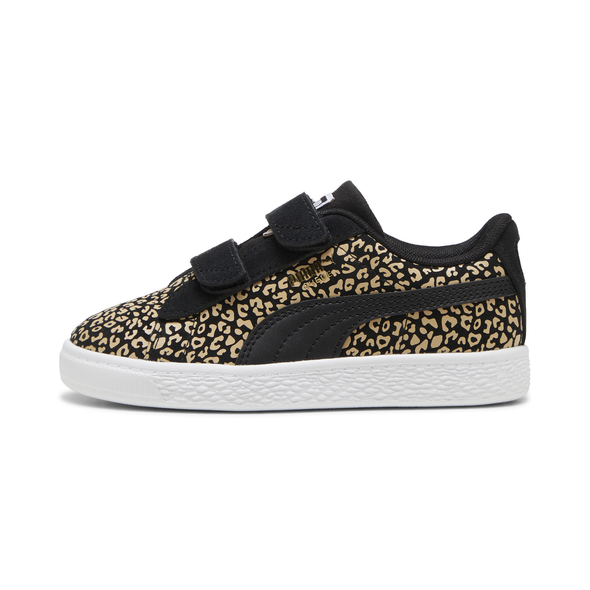 Puma Suede Classic LF Cheetah Sneakers Kids, Black, Size 33, Shoes