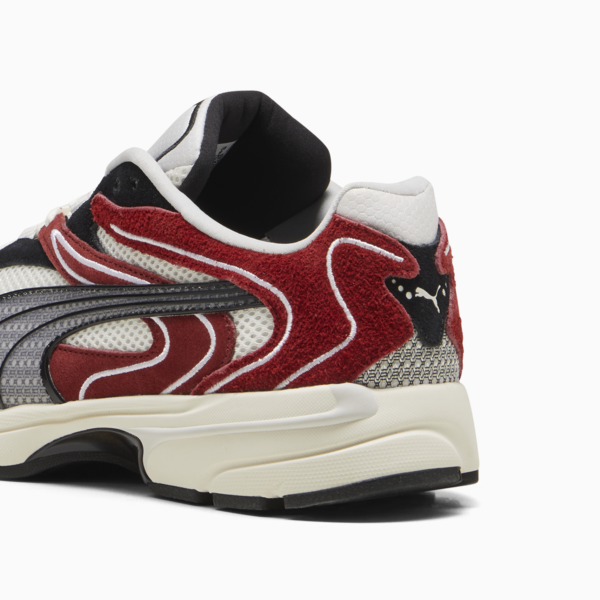 Extos Collector Sneakers Unisex, Frosted Ivory-Intense Red, large-MEX