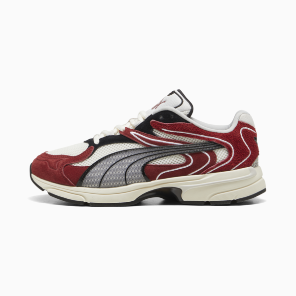 Extos Collector Sneakers Unisex, Frosted Ivory-Intense Red, large-MEX
