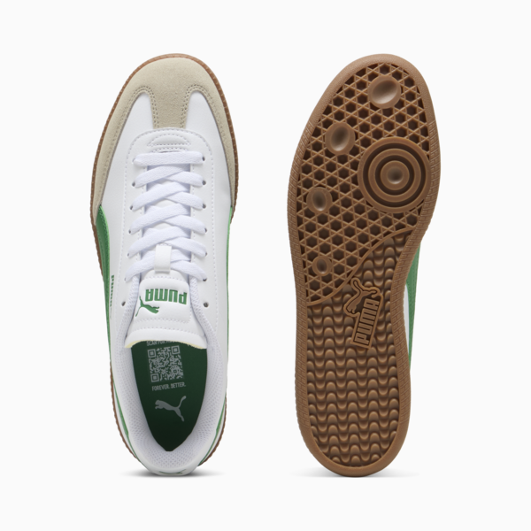 PUMA 9-T Sneakers Unisex, PUMA White-Archive Green-Desert Dust, large-ZAF