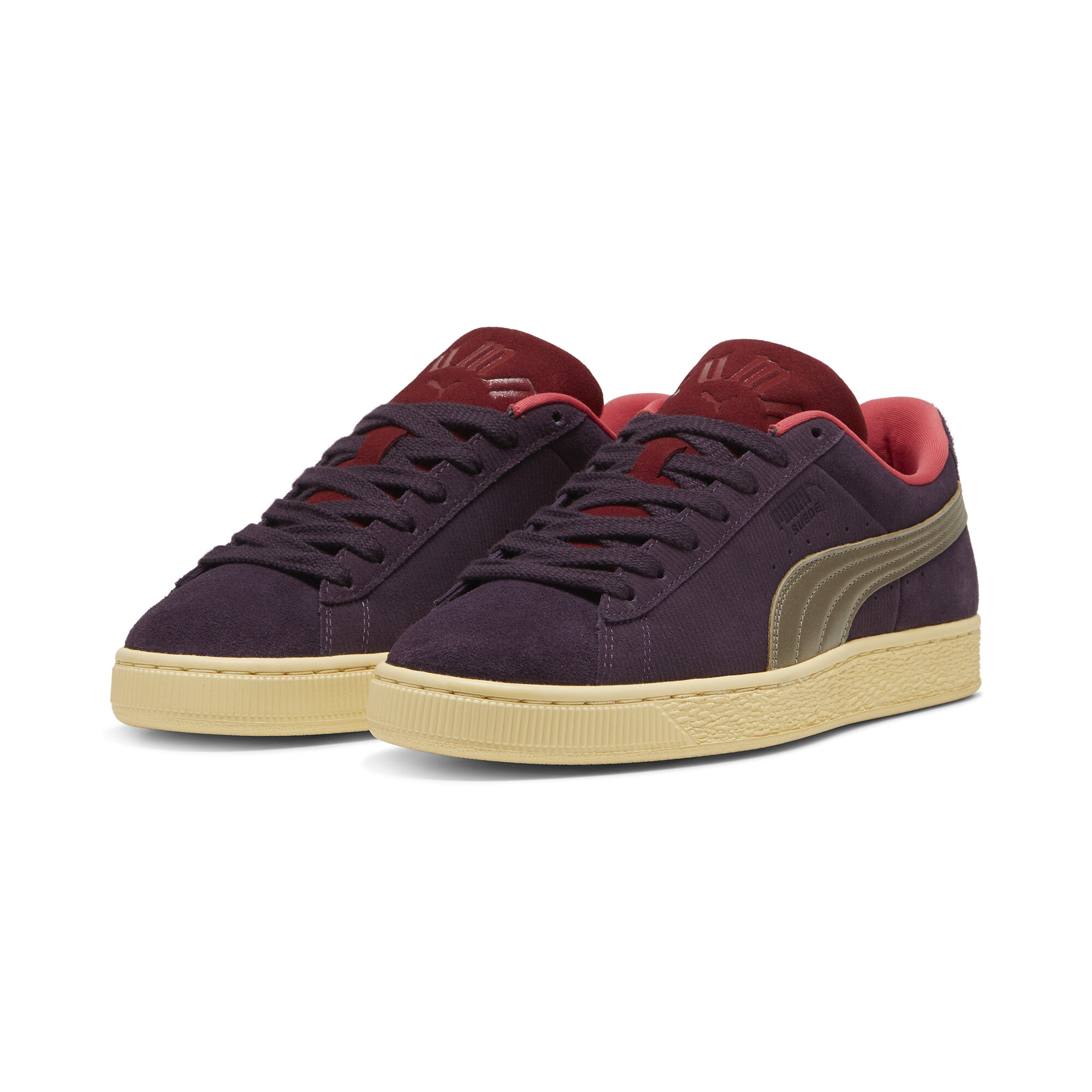 Kids' PUMA PLAY LOUD Suede Sneakers Unisex In Purple, Size EU 47