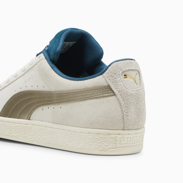 PLAY LOUD Suede Sneakers Unisex, Warm White-Cold Green, large-ZAF
