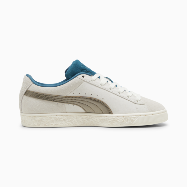PLAY LOUD Suede Sneakers Unisex, Warm White-Cold Green, large-ZAF