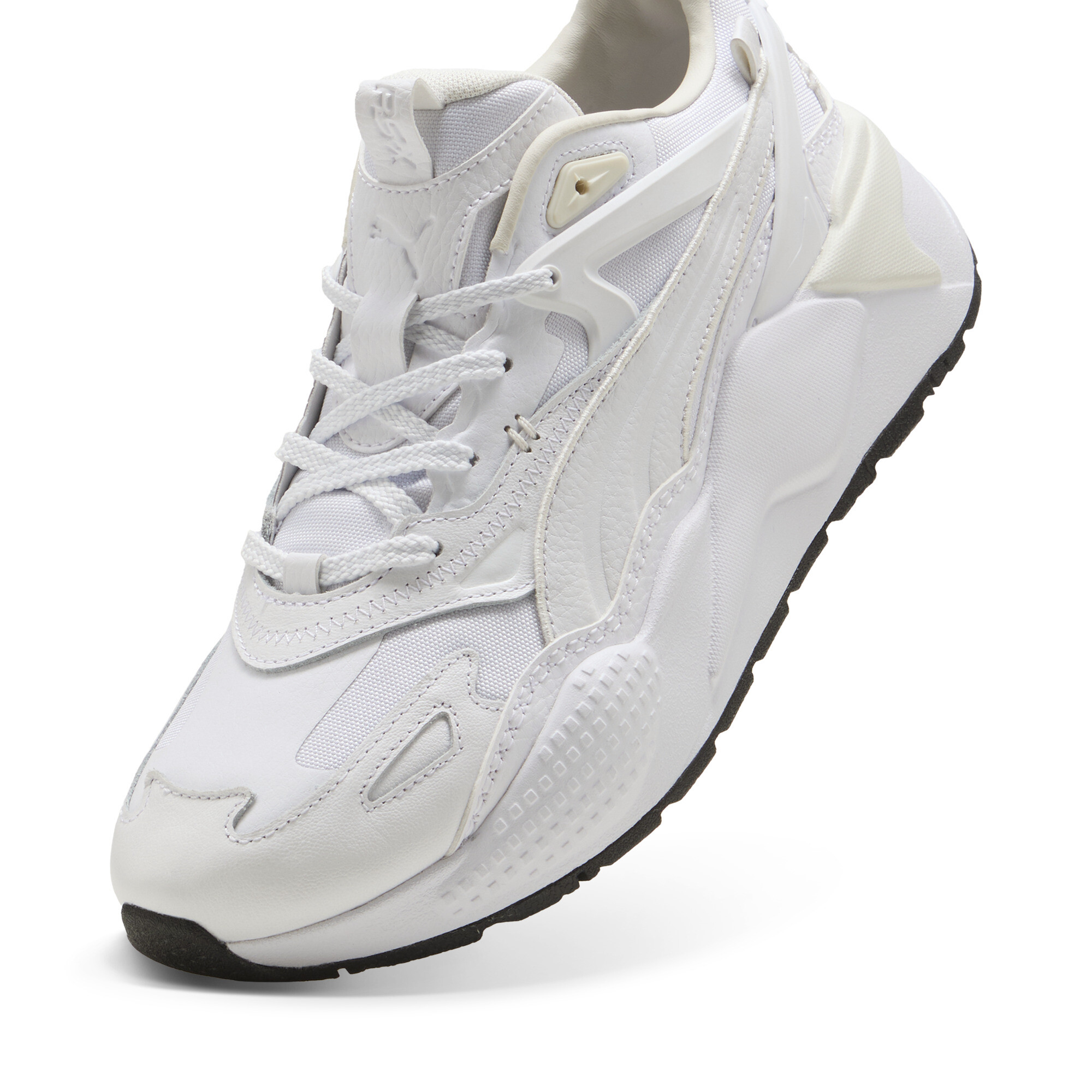 Kids' PUMA RS-X Efekt S&P Sneakers In White, Size EU 44.5