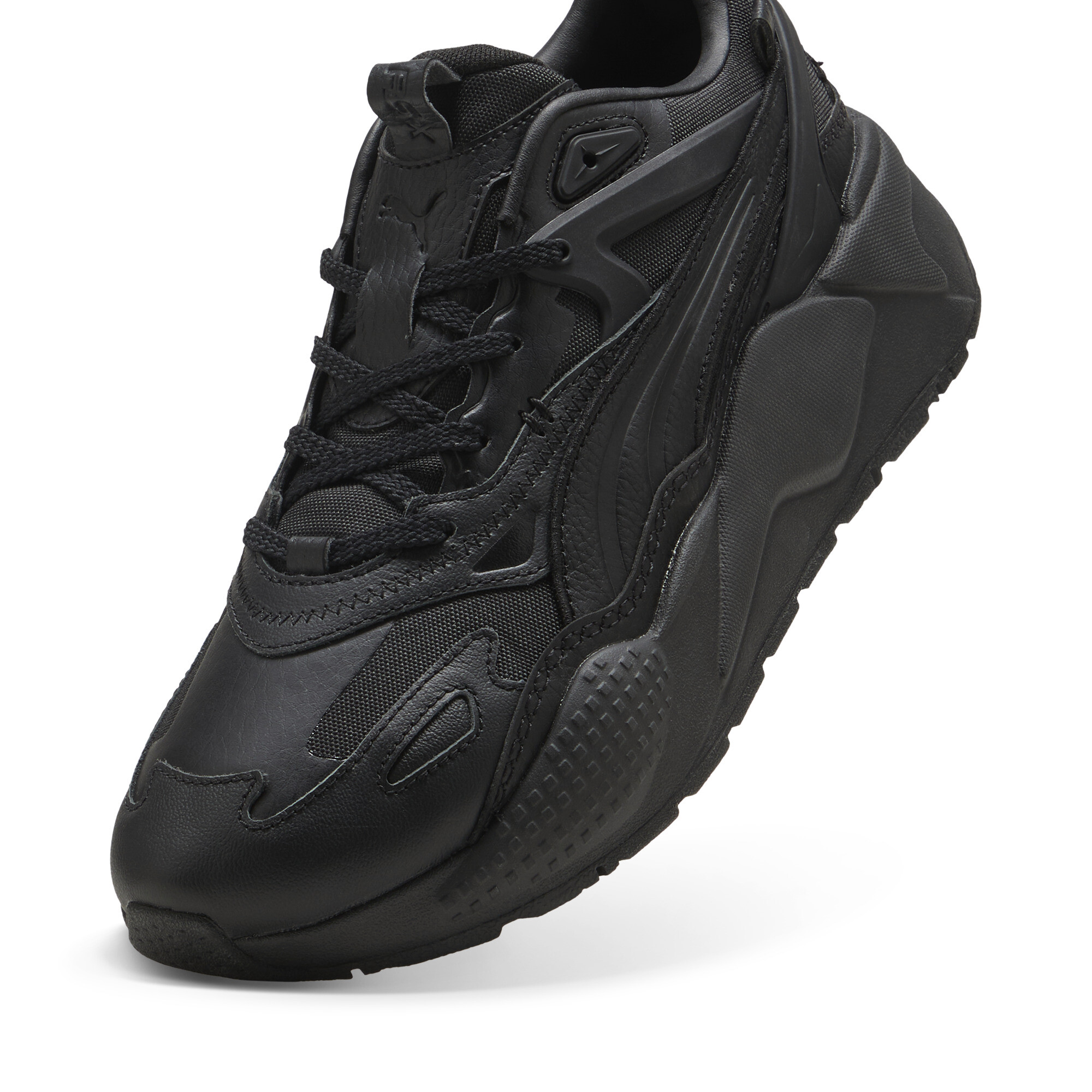 Kids' PUMA RS-X Efekt S&P Sneakers In Black, Size EU 42.5