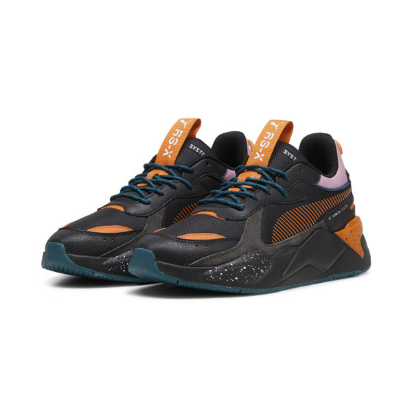 RS-X Trail Sneakers, PUMA Black-Maple Syrup, large-ZAF