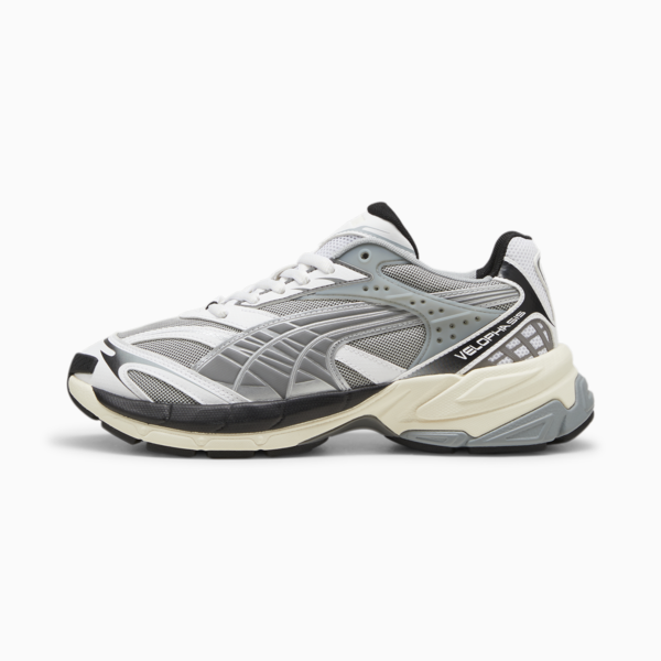 Tenis deportivas Velophasis nacidas en la década de 2000, PUMA White-Cool Mid Gray, large-MEX