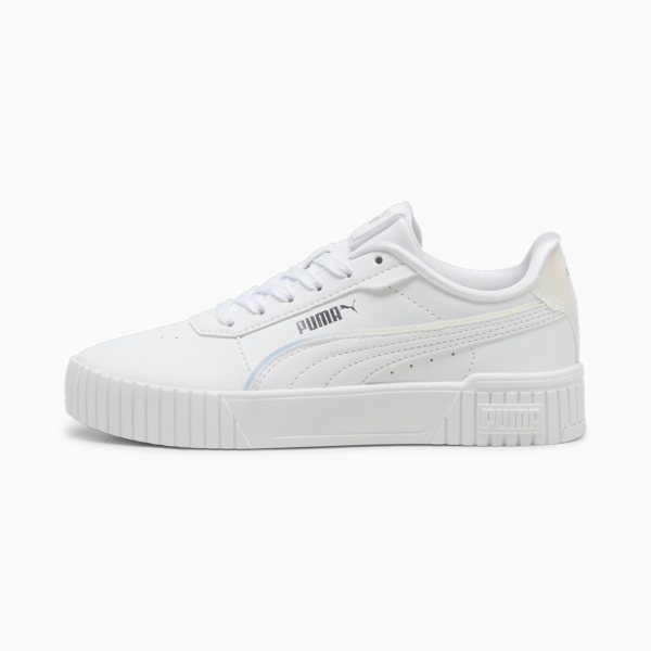 Carina 2.0 Holo 2.0 Sneakers Youth, PUMA White-Mauve Mist-PUMA Silver, large-ZAF