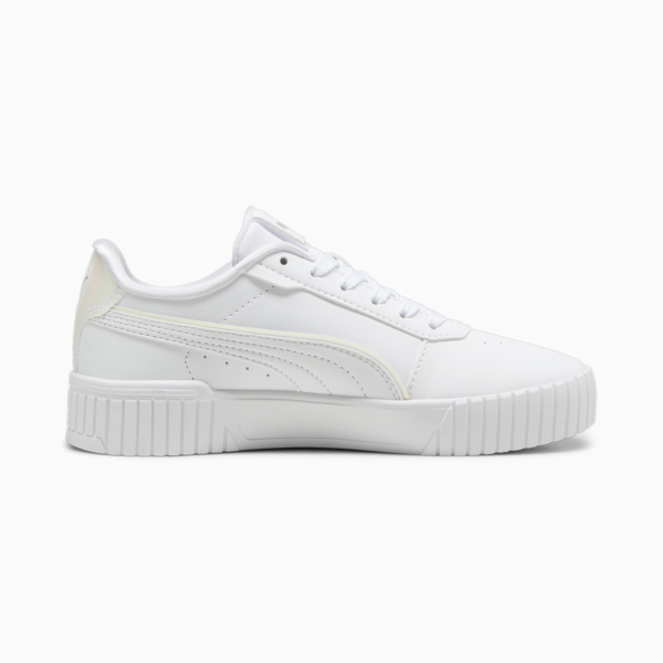 Carina 2.0 Holo 2.0 Sneakers Youth, PUMA White-Mauve Mist-PUMA Silver, large-ZAF