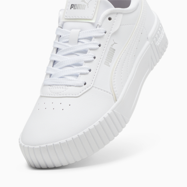 Carina 2.0 Holo 2.0 Sneakers Youth, PUMA White-Mauve Mist-PUMA Silver, large-ZAF