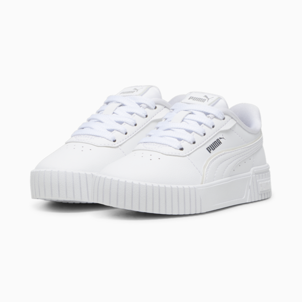 Carina 2.0 Holo 2.0 Sneakers Kids, PUMA White-Mauve Mist-PUMA Silver, large-ZAF