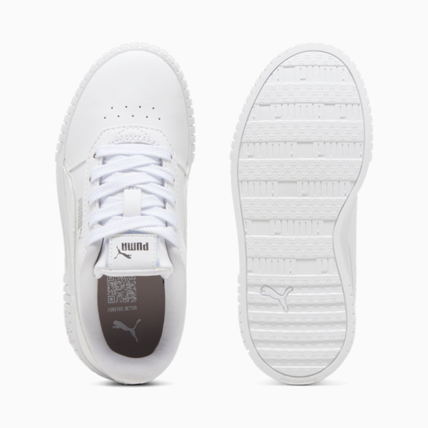 Carina 2.0 Holo 2.0 Sneakers Kids, PUMA White-Mauve Mist-PUMA Silver, large-ZAF