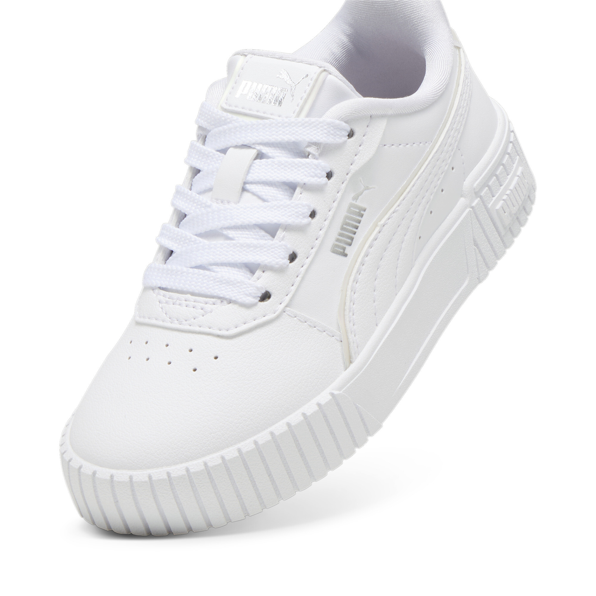 Puma Carina 2.0 Holo 2.0 Sneakers Kids, White, Size 34, Shoes