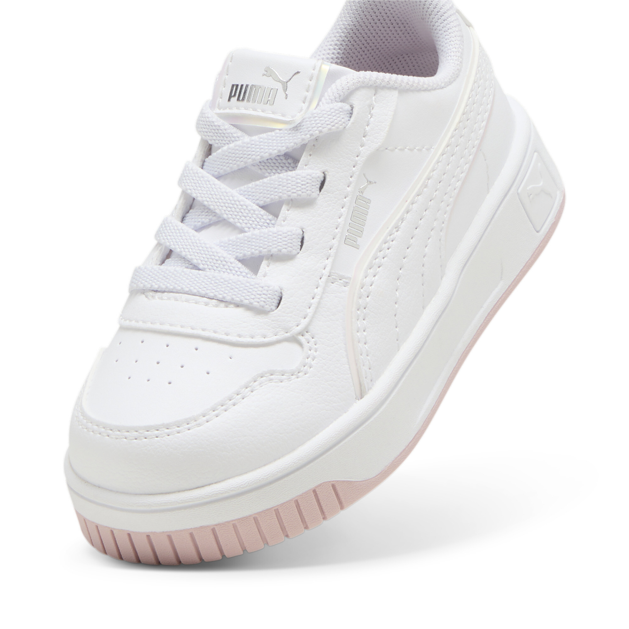 Women's Puma Carina Street Holo 2.0 Sneakers Toddlers, White, Size 24, Shoes