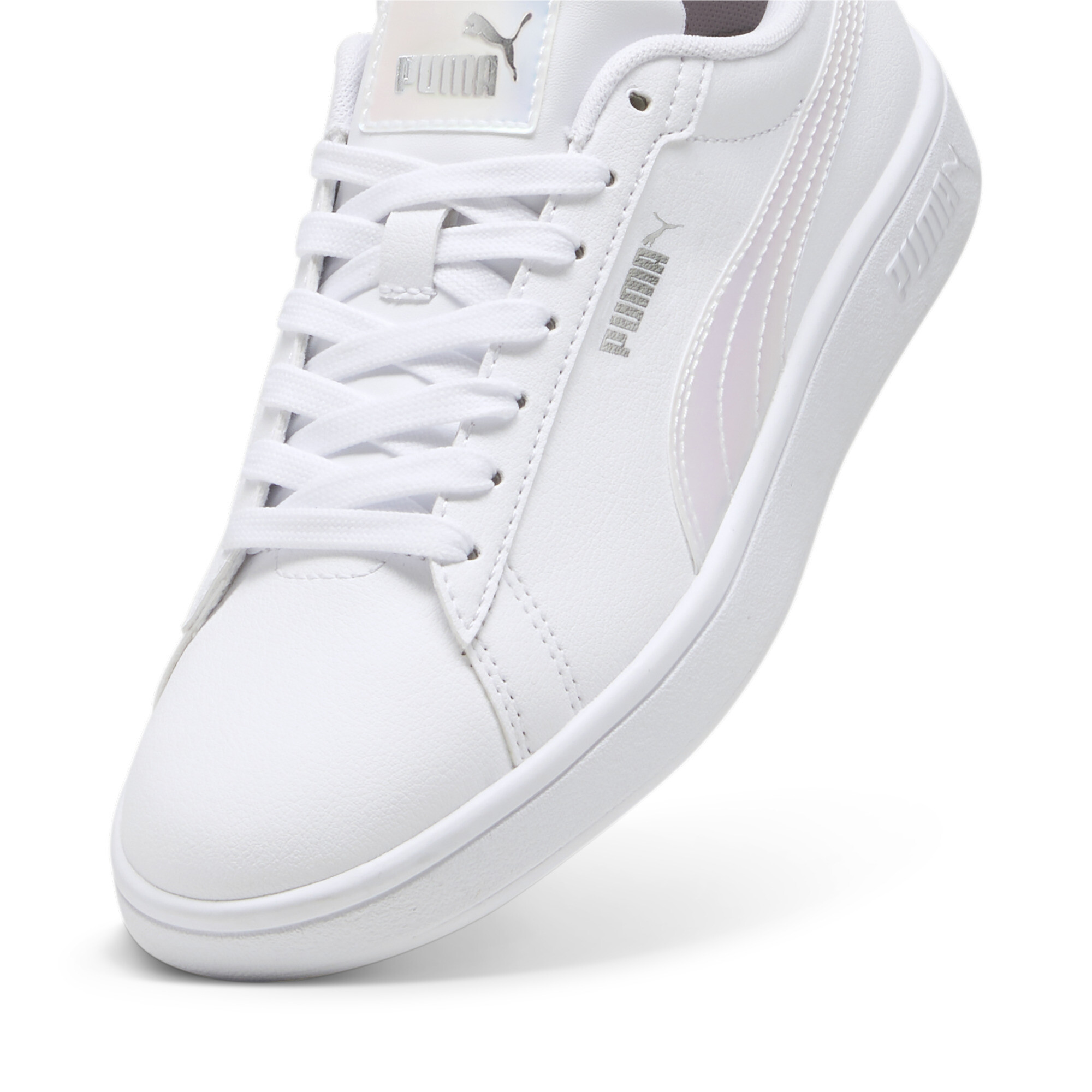 Puma Smash 3.0 Holo 2.0 Sneakers Youth, White, Size 35.5, Shoes