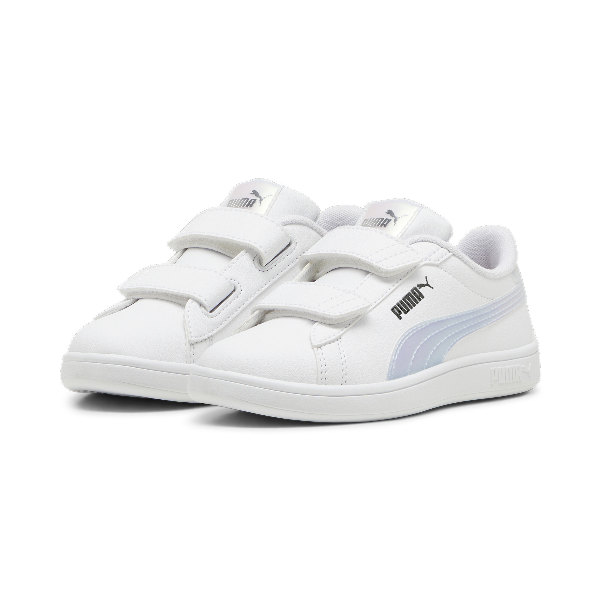 Puma Smash 3.0 Holo 2.0 Sneakers Kids, White, Size 30, Shoes