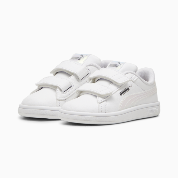 Smash 3.0 Holo 2.0 Sneakers Toddlers, PUMA White-Mauve Mist-PUMA Silver, large-ZAF