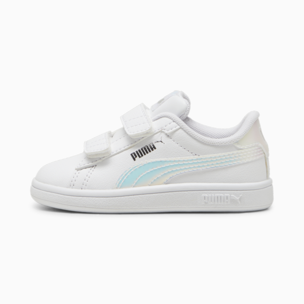 Smash 3.0 Holo 2.0 Sneakers Toddlers, PUMA White-Mauve Mist-PUMA Silver, large-ZAF