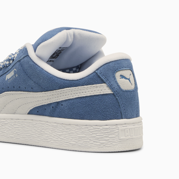 Suede XL Lace Sneakers Women, Blue Horizon-PUMA White, large-ZAF