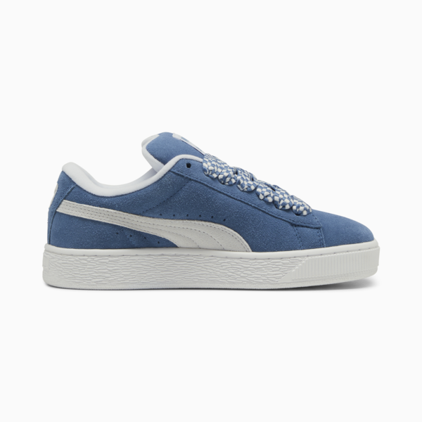 Suede XL Lace Sneakers Women, Blue Horizon-PUMA White, large-ZAF