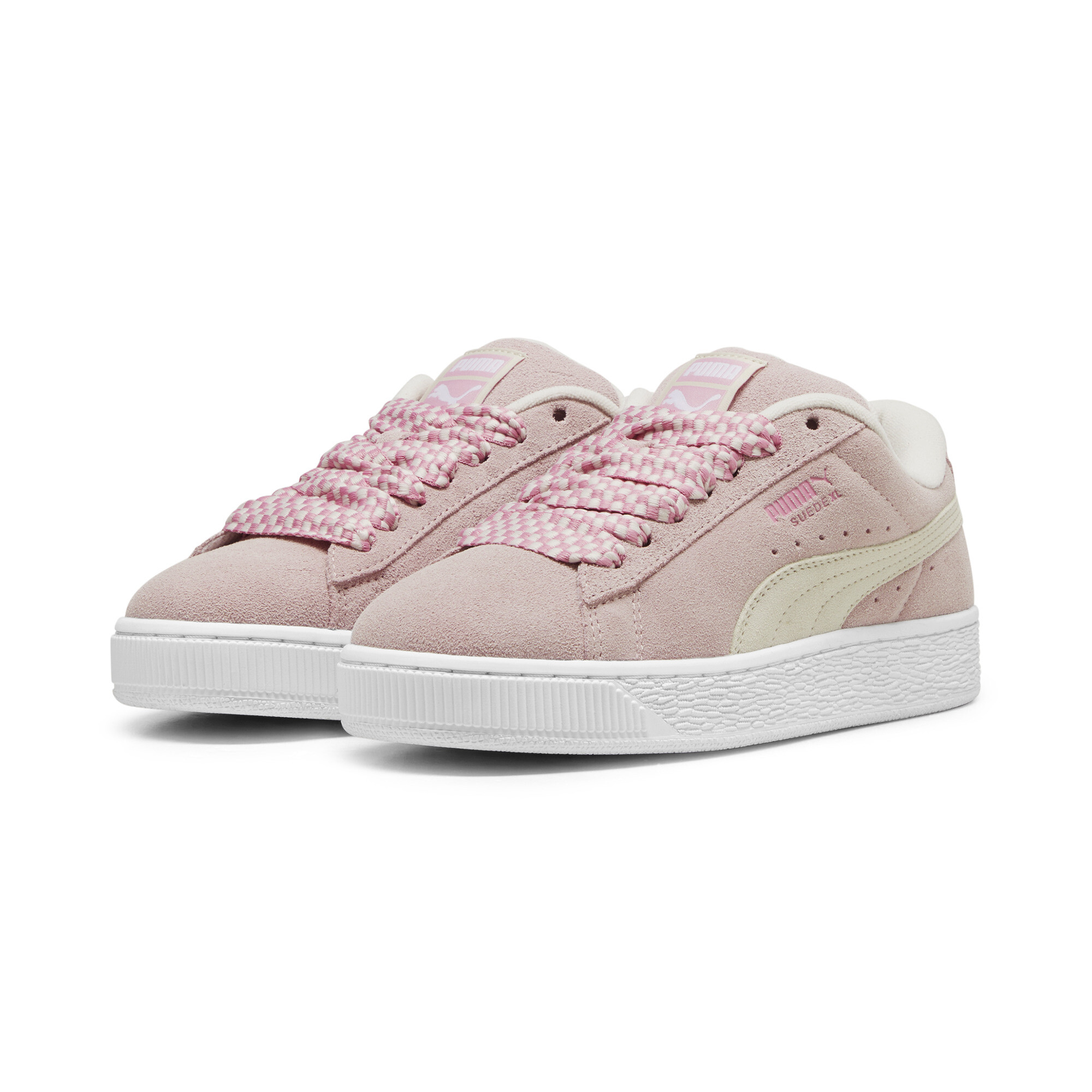 Women's Puma Suede XL Lace Sneakers, Pink, Size 40.5, Shoes