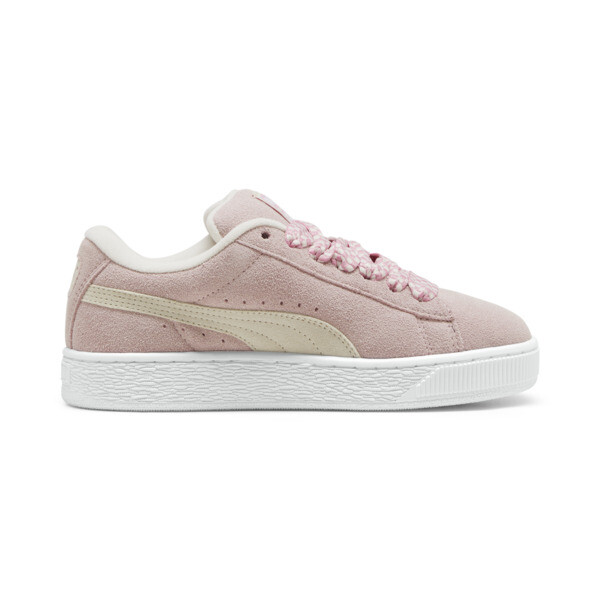 Suede XL Lace Sneakers Women, Mauve Mist-PUMA White, large-ZAF