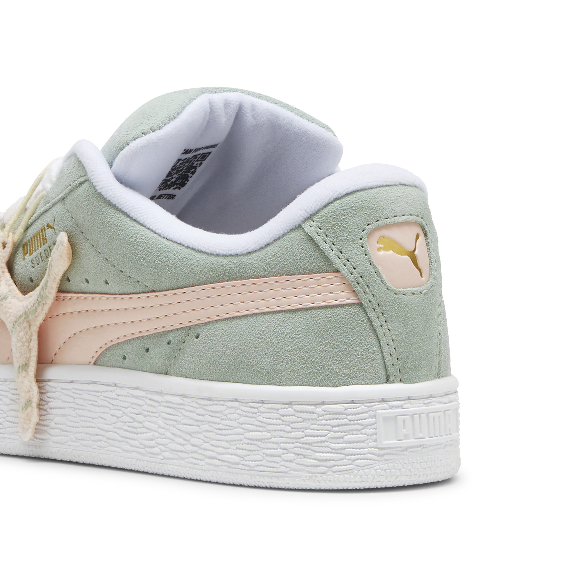 Women's Puma Suede XL Merry X-mas Sneakers, Green, Size 40.5, Shoes