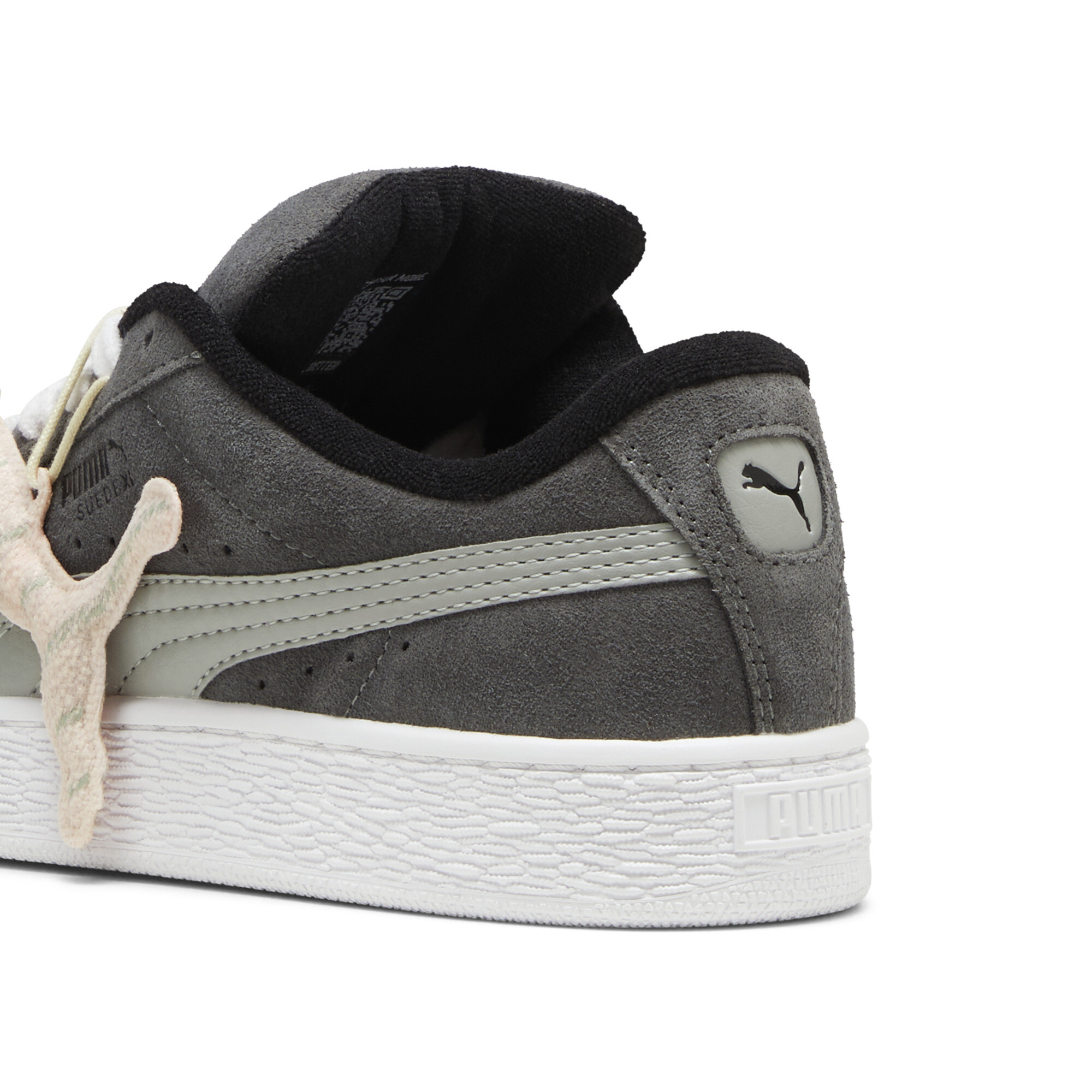 Women's Puma Suede XL Merry X-mas Sneakers, Gray, Size 40.5, Shoes