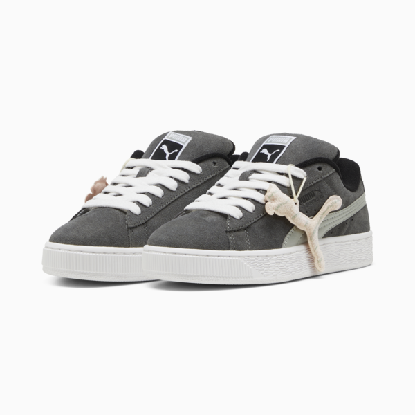 Suede XL Merry X-mas Sneakers Women, Shadow Gray-PUMA Black, large-ZAF