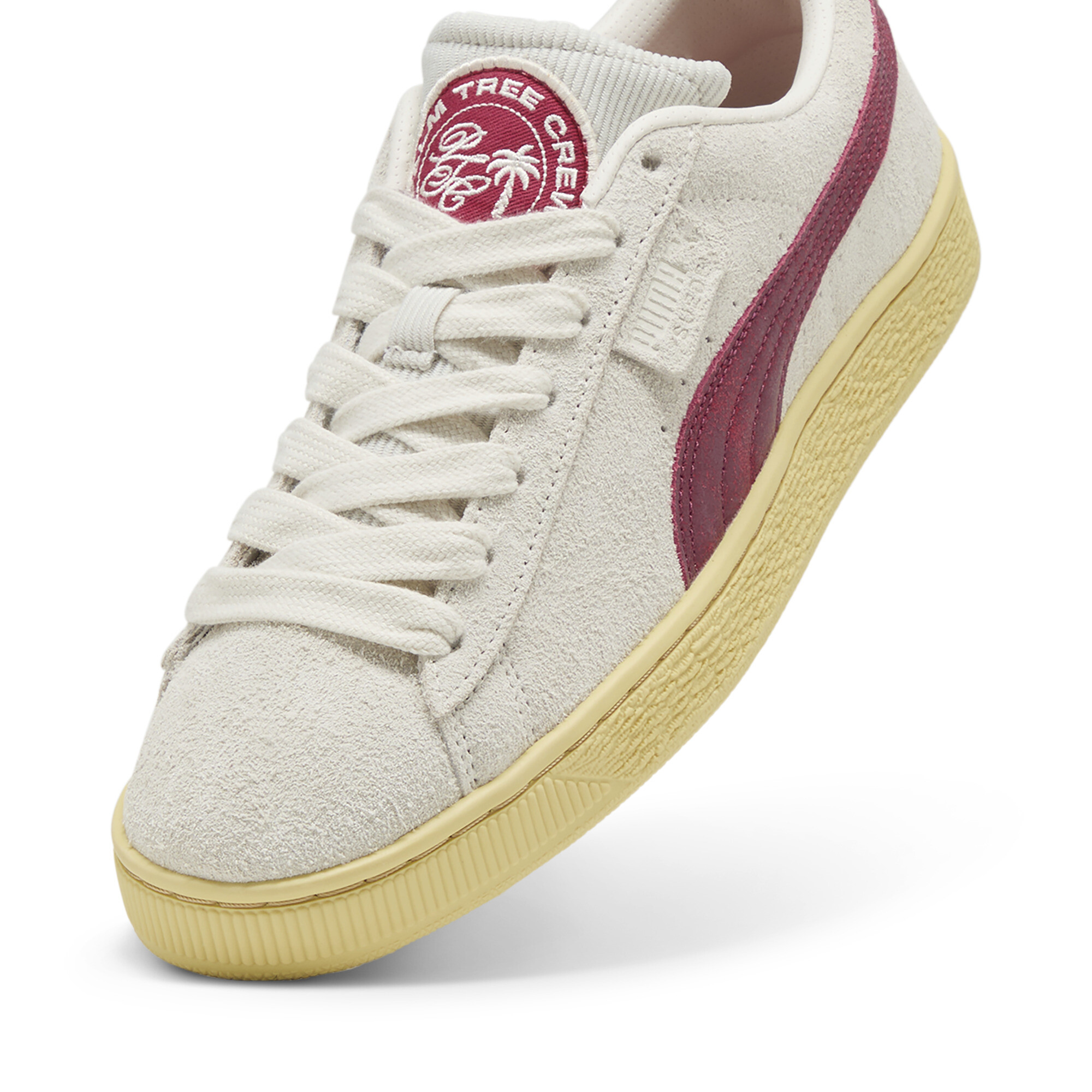 PUMA x PALM TREE CREW Suede R Sneakers, Grijs/Rood, Maat 44