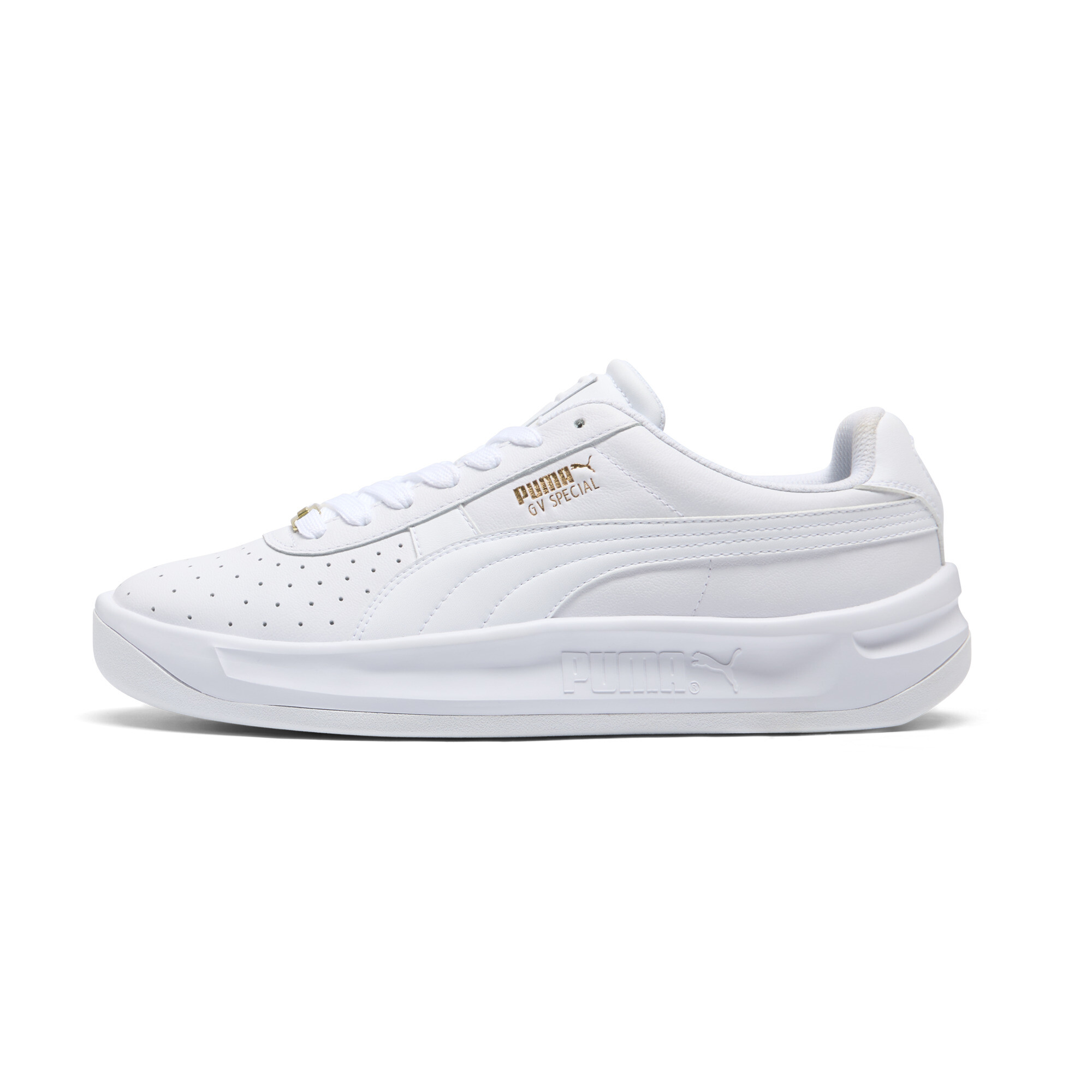 PUMA GV Special Sneakers in White, Size 9.5