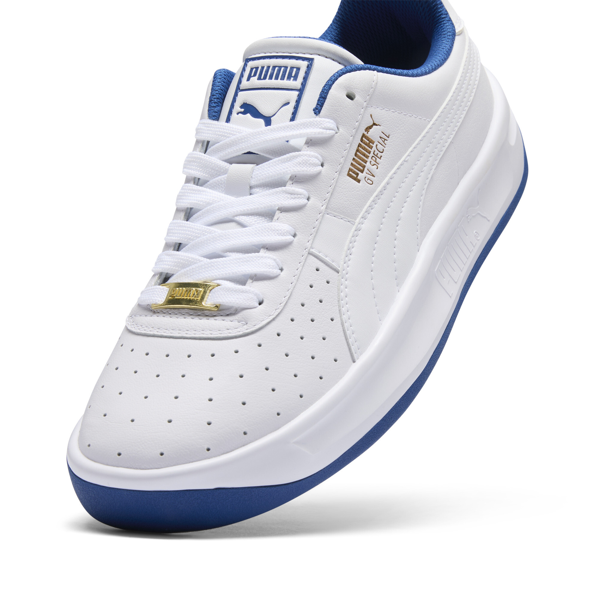 GV Special sneakers, Blauw/Wit/Goud, Maat 38,5 | PUMA
