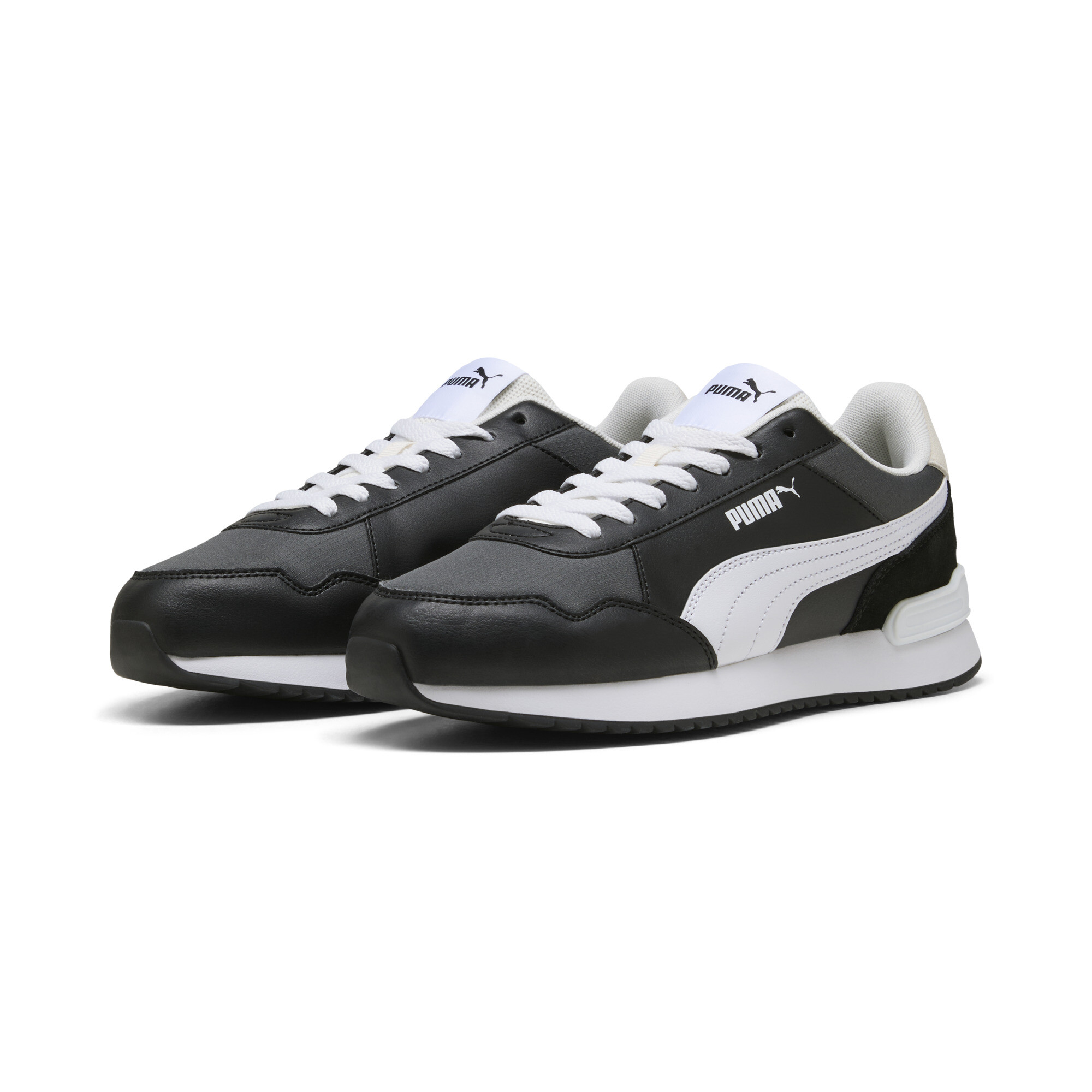 PUMA Adapter sneakers, Zwart/Grijs/Wit, Maat 44,5 thumbnail 6